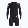 Vyriškas 2XU Swimrun 1 triatlono hidrokostiumas juodas/mėlynas su banglenčių raštu 2