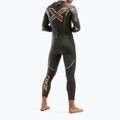 Vyriškas triatlono hidrokostiumas 2XU Propel 2 black/orange fizz 8