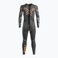 Vyriškas triatlono hidrokostiumas 2XU Propel 2 black/orange fizz 3