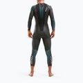 Vyriškas 2XU Propel 1 triatlono hidrokostiumas juoda/mėlyna ombre 8