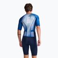 Vyriškas dviratininko kostiumas 2XU Aero Sleeved midnight/white 2