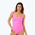 Moteriškas vientisas maudymosi kostiumėlis Rip Curl Premium Surf D-Dd super pink 4
