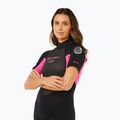 Moteriškas plaukimo kostiumas Rip Curl Omega 2/2 mm Back Zip Springsuit black/pink 5