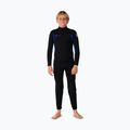 Vaikiškas plaukimo kostiumas Rip Curl Trad 4/3 mm Back Zip black/blue