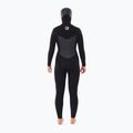 Moteriškas plaukimo hidrokostiumas Rip Curl Flashbomb 6/4mm Hooded Chest Zip Steamer black 2