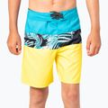 Rip Curl Undertow vaikiški mėlynos ir geltonos spalvos maudymosi šortai KBOGI4 6