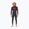 Rip Curl Dawn Patrol vyriškas 4/3 mm pilkos ir kaštoninės spalvos maudymosi kostiumas WSM9CM 3
