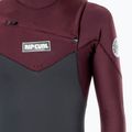 Rip Curl Dawn Patrol vyriškas 4/3 mm pilkos ir kaštoninės spalvos maudymosi kostiumas WSM9CM 4