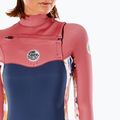 Moteriškas plaukimo hidrokostiumas Rip Curl Dawn Patrol 4/3 mm GB C/Zip slate rose 4