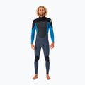 Vyriškas Rip Curl Omega 5/3 mm GB B/Zip 70 pilkai mėlynas plaukimo hidrokostiumas 113MFS