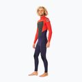 Vyriškos Rip Curl Omega 4/3 mm GB B/Zip 70 pilkai mėlynos plaukimo putos 112MFS 6