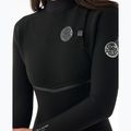 Rip Curl Ebomb 3/2 mm Zip Free moteriškas hidrokostiumas juodas 4