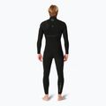 Vyriškos Rip Curl E Bomb 4/3 mm Zip Free plaukimo putos Black 2