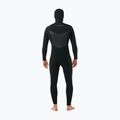 Vyriškas plaukimo hidrokostiumas Rip Curl Dawn Patrol Hooded 6/4 mm Chest Zip black 2