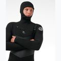 Vyriškas plaukimo hidrokostiumas Rip Curl Dawn Patrol Hooded 6/4 mm Chest Zip black 4