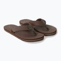 Vyriškos šlepetės per pirštą Rip Curl Revival Leather Open Toe brown 8