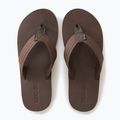 Vyriškos šlepetės per pirštą Rip Curl Revival Leather Open Toe brown 12