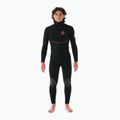 Vyriškas plaukimo hidrokostiumas Rip Curl Flashbomb Fusion 5/4mm Hooded Zip Free black 3