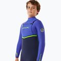 Rip Curl Flashbomb 4/3 mm krūtinės užtrauktukas wild berry vaikiškos plaukimo putos 5