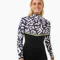 Moteriškas plaukimo hidrokostiumas Rip Curl E-Bomb 4/3mm Zip Free Sublimed black/ lime 5