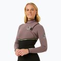 Rip Curl Ebomb 3/2 mm Zip Free eggplant moteriškas hidrokostiumas 4