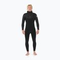 Vyriškas plaukimo kostiumas Rip Curl Dawn Patrol Cz Hood 5/4 mm black 2