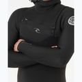 Vyriškas plaukimo kostiumas Rip Curl Dawn Patrol Cz Hood 5/4 mm black 5