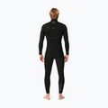 Vyriškas plaukimo hidrokostiumas Rip Curl Dawn Patrol 4/3 mm Chest Zip black 2