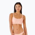 Rip Curl Classic Surf D-Dd Crop 281 rožinės ir oranžinės spalvos maudymosi kostiumėlio viršutinė dalis 024WSW 4