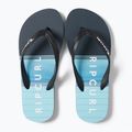 Vyriškos šlepetės Rip Curl Breaker Open Toe 107 juoda ir mėlyna 19XMOT 9