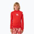 Vaikiški plaukimo marškinėliai ilgomis rankovėmis Rip Curl Lycra Brand Wave UPF red 2