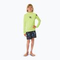 Vaikiški plaukimo marškinėliai ilgomis rankovėmis Rip Curl Brand Wave UPF Rash Vest lime 2