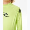 Vaikiški plaukimo marškinėliai ilgomis rankovėmis Rip Curl Brand Wave UPF Rash Vest lime 5