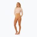 Moteriškas vientisas maudymosi kostiumėlis Rip Curl Premium Surf LS Surf light brown 8