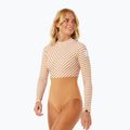 Moteriškas vientisas maudymosi kostiumėlis Rip Curl Premium Surf LS Surf light brown 10