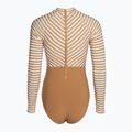 Moteriškas vientisas maudymosi kostiumėlis Rip Curl Premium Surf LS Surf light brown 2