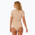 Moteriški maudymosi marškinėliai Rip Curl Premium Surf Upf S/S šviesiai rudi 4