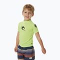 Vaikiški plaukimo marškinėliai Rip Curl Brand Wave UPF lime