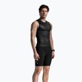 Vyriškas dviračių tank topas 2XU Core Tri Tank black/white 3