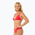 Maudymosi kostiumėlio viršus Rip Curl Premium Surf Fixed Tri hibiscus red 4