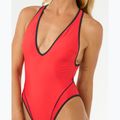 Moteriškas maudymosi kostiumėlis Rip Curl Mahot One Piece High Leg red 5