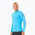 Vyriški plaukimo marškinėliai ilgomis rankovėmis Rip Curl Dawn Patrol UPF Performance blue paint 4