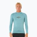 Vyriški plaukimo marškinėliai ilgomis rankovėmis Rip Curl Raw Energy UPF Performance blue lagoon