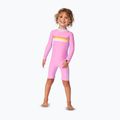 Vaikiškas vientisas maudymosi kostiumėlis Rip Curl Rainbow Tide Springsuit bright pink 2
