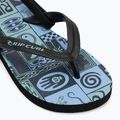 Vaikiškos šlepetės per pirštą Rip Curl Grom Energy Bloom black/blue 7