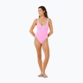 Vientisas maudymosi kostiumas Rip Curl Surf Puff light pink 2