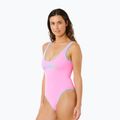 Vientisas maudymosi kostiumas Rip Curl Surf Puff light pink 5