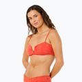 Maudymosi kostiumo viršus Rip Curl Oasis Multi Fit Bandeau red 4
