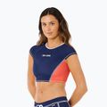 Moteriški plaukimo marškinėliai Rip Curl Surf Tide Crop Rashvest dark navy 4