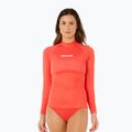 Moteriški plaukimo marškinėliai ilgomis rankovėmis Rip Curl Classic Surf UPF Rashguard red